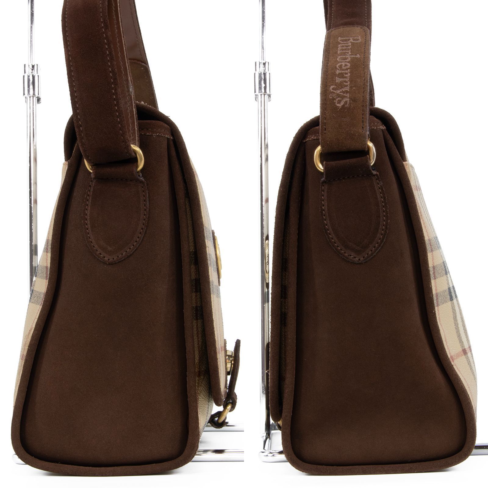 本物 バーバリー ショルダーバッグ レディース 茶色 斜め掛け 小さめ 馬 ロゴ 本物 バーバリー ショルダーバッグ レディース 茶色 斜め掛け 小さめ