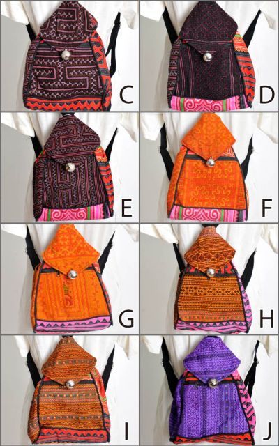 種類4:D 贅沢モン族刺繍の2WAYテトラバッグ[アジアン ファッション 