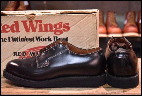 6D 箱付 DEAD 旧羽タグ】レッドウィング 101 ポストマン シューズ ブラック シャパラル 短靴 ビンテージ ブーツ redwing  HOPESMORE【EE022】 - メルカリ