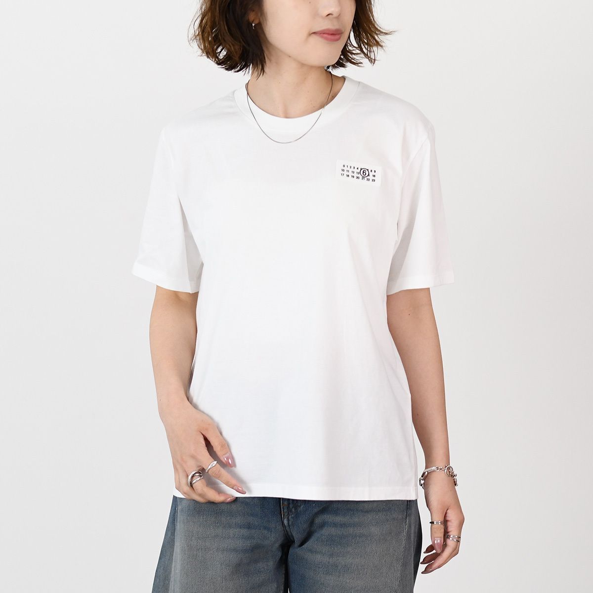 MM6 Maison Margiela(エムエムシックス) ベーシック ロゴTシャツ エムエムシックス メゾン マルジェラ MM6 Maison Margiela MM6 T