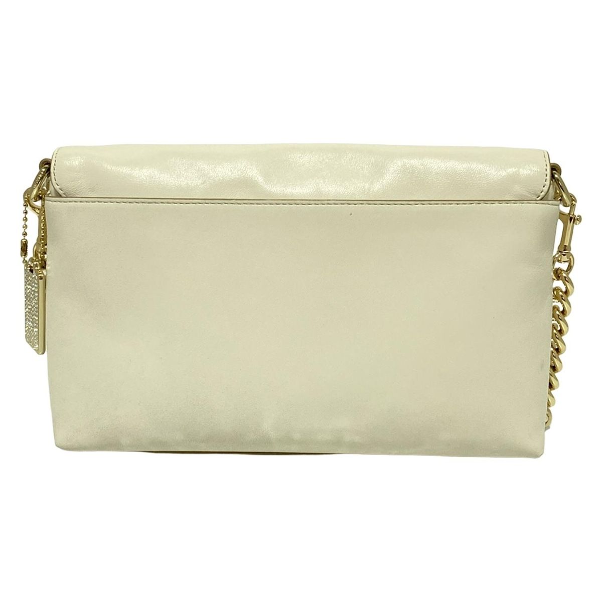 COACH(コーチ) ショルダーバッグ - 36554 アイボリー ラインストーン  