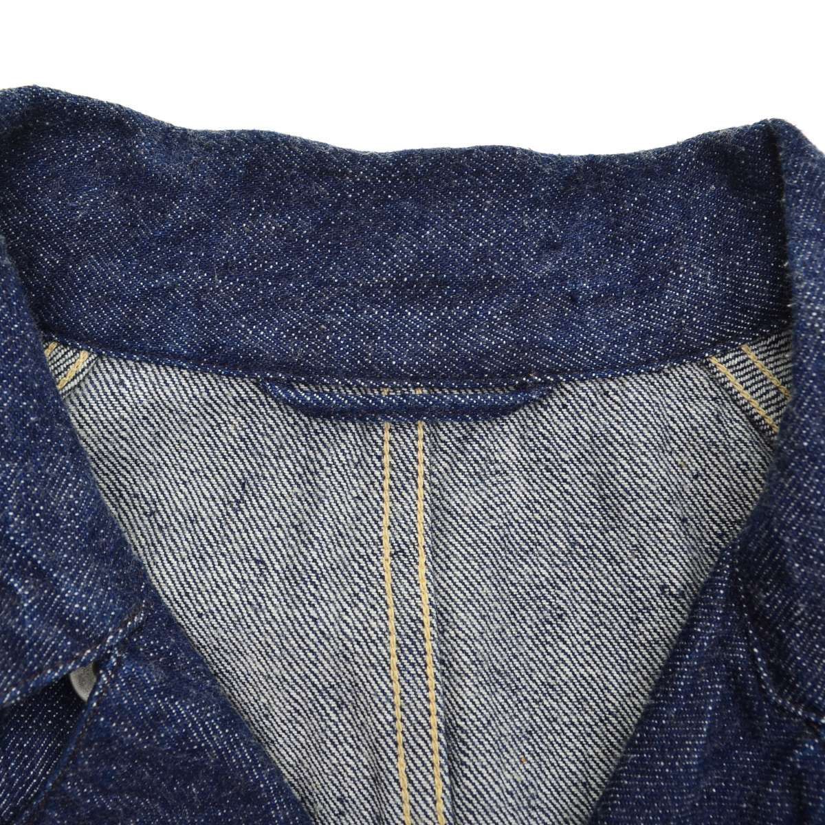 3/L【COMOLI】21AW U03-01013 デニムワークジャケット デニム 
