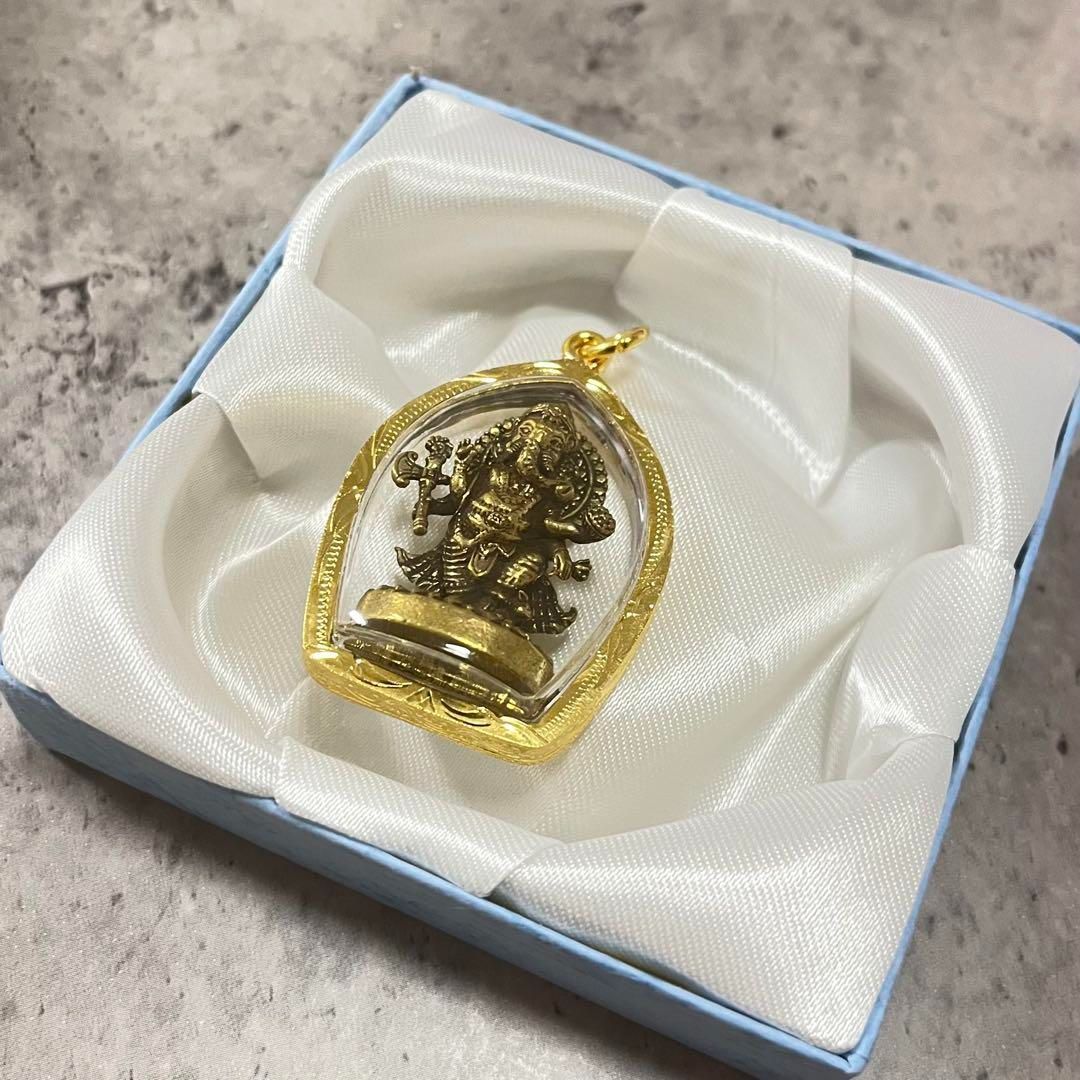 プラクルアン ゴールド ガネーシャ タイのお守り金運 開運 御守 呪物