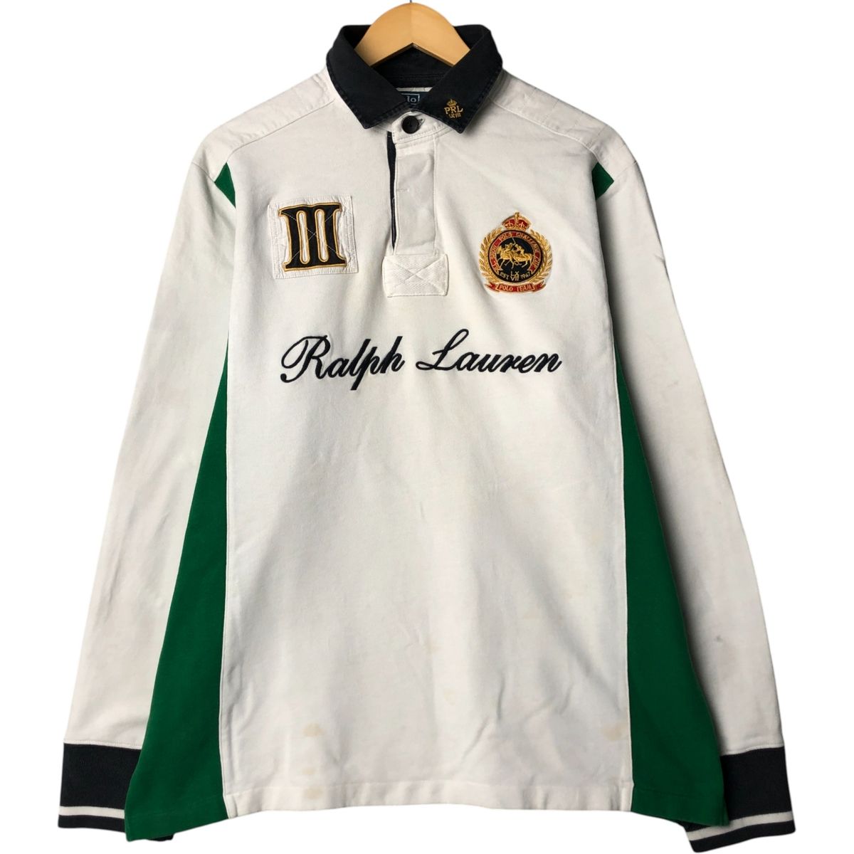 Polo by Ralph Lauren 常田着用 長袖 ラガーシャツ ポロラルフローレン】長袖ポロシャツ ラガーシャツ 常田大希