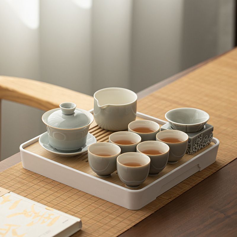 天福茗茶 龍鳳万里 陶器茶器セット 2個 独特な店 天福茗茶 台湾 - 茶器セット 2個（高級 陶器茶器セット