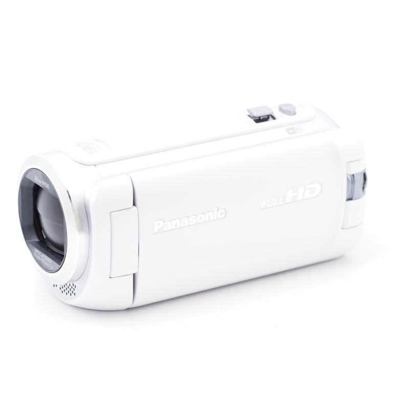 Panasonic HDビデオカメラ 64GB ワイプ撮り 高倍率90倍ズーム ホワイト HC-W590M-W