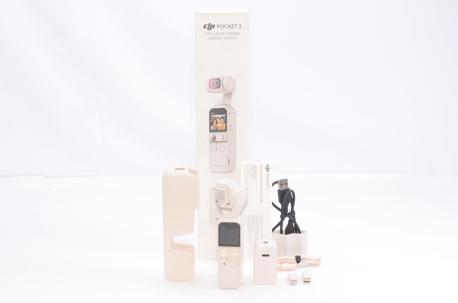 DJI vlogカメラ Pocket 2 コンボ サンセット ホワイト