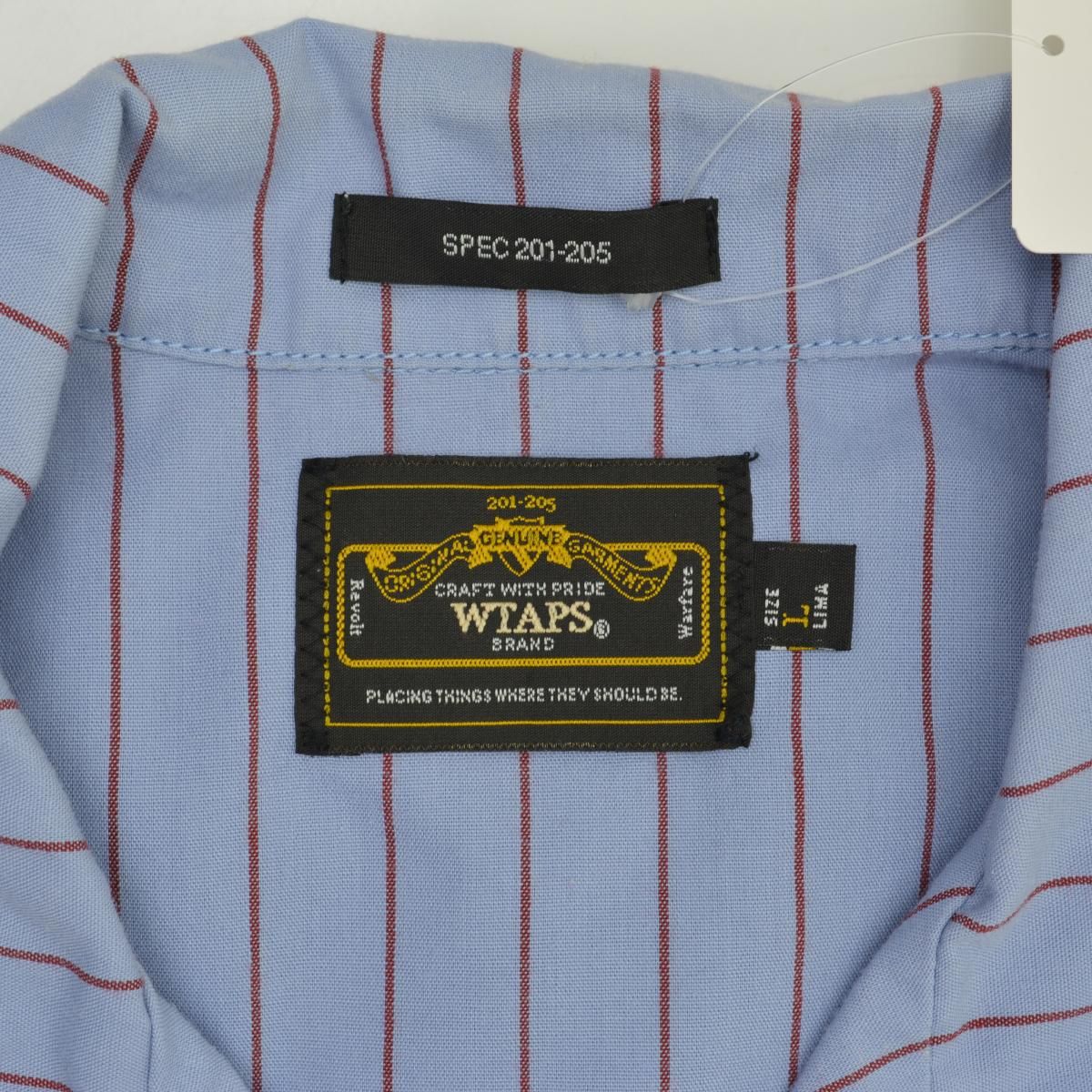 WTAPS】12SS 121LTDT-SHM01 SODA SS/SHIRTS .COPO.BROAD.STRIPE