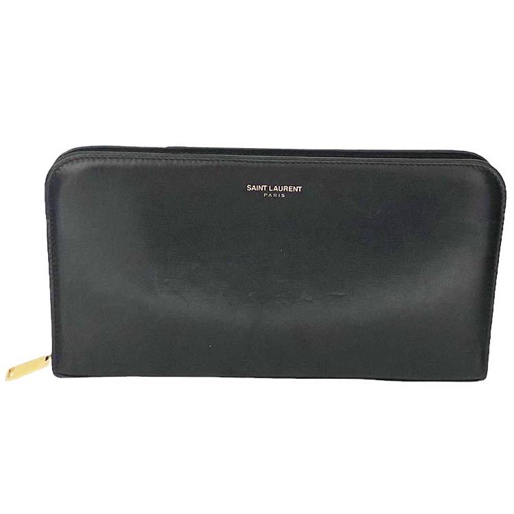 サンローラン SAINT LAURENT クラッシク ラウンドジップ 長財布 - メルカリ