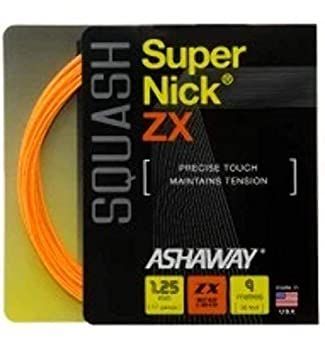 Ashaway SuperNick ZX Wear Layer Squash ファッション String Set