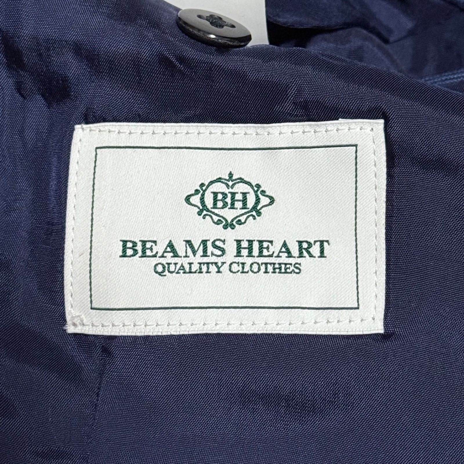 早い者勝ち❗️セットアップ⭐︎ビームスハート　デニム　ネイビースーツ BEAMS HEART ジャケット テーラードジャケット 「セットアップ
