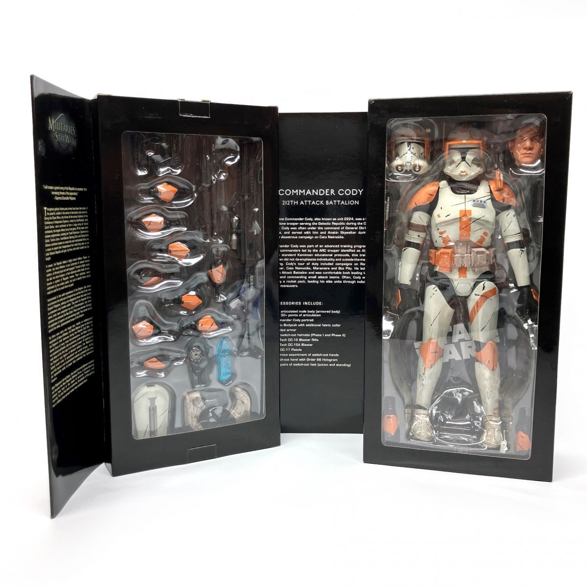 サイドショウ ミリタリーズ・オブ・スター・ウォーズ 1/6コマンダー・コーディ Amazon | スター・ウォーズ 1/6スケールフィギュア ミリタリーズ