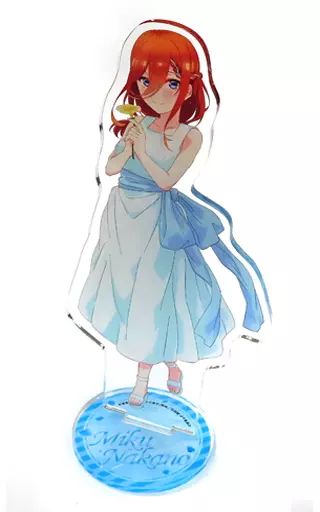 【】アクリルスタンド・アクリルパネル 中野三玖(ワンピース) アクリルスタンド 「映画 五等分の花嫁」 AnimeJapan 2022グッズ