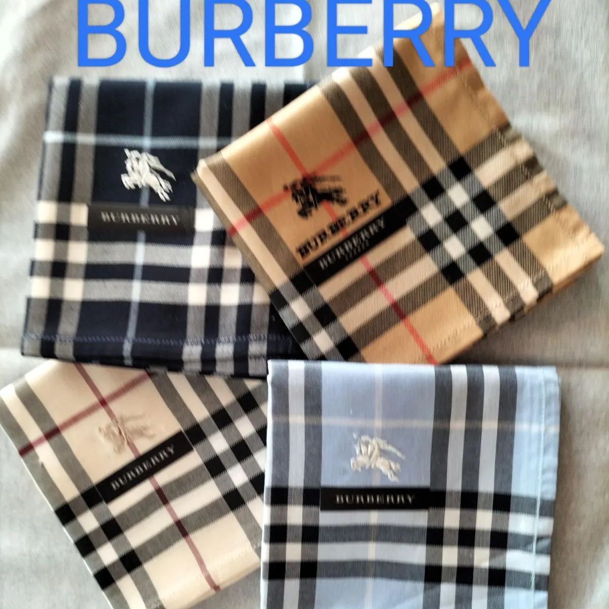 BURBERRYバーバリーメンズハンカチセット未使用 hdk.cl