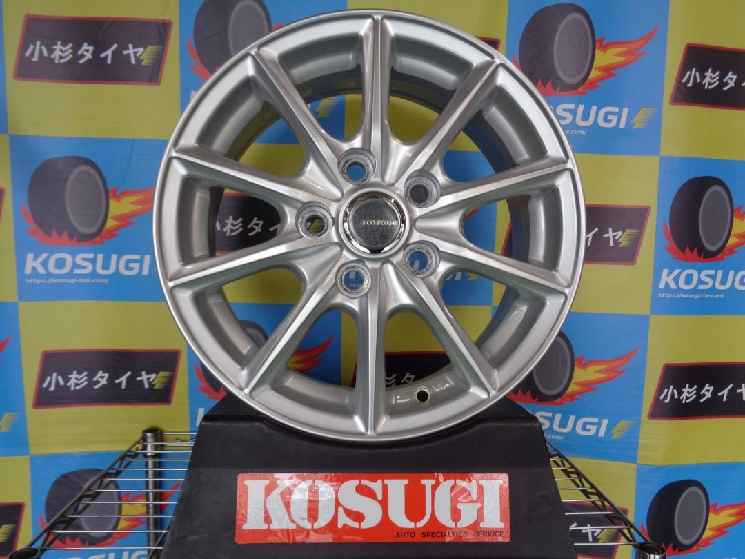 15インチ エコフォルム SE-15 ホイール 4本 6J-15 5H114.3 50 エスクァイア ノア ヴォクシー 神奈川県