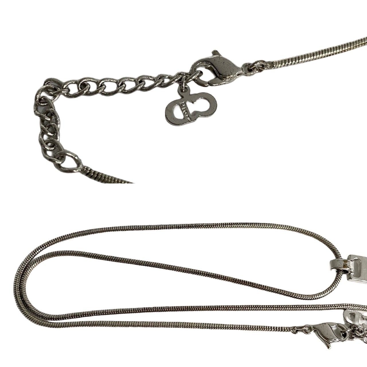 Christian Dior ディオール　ロゴプレートネックレス、ヴィンテージ ヴィンテージ・中古】ディオール DIOR ロゴプレートネックレス