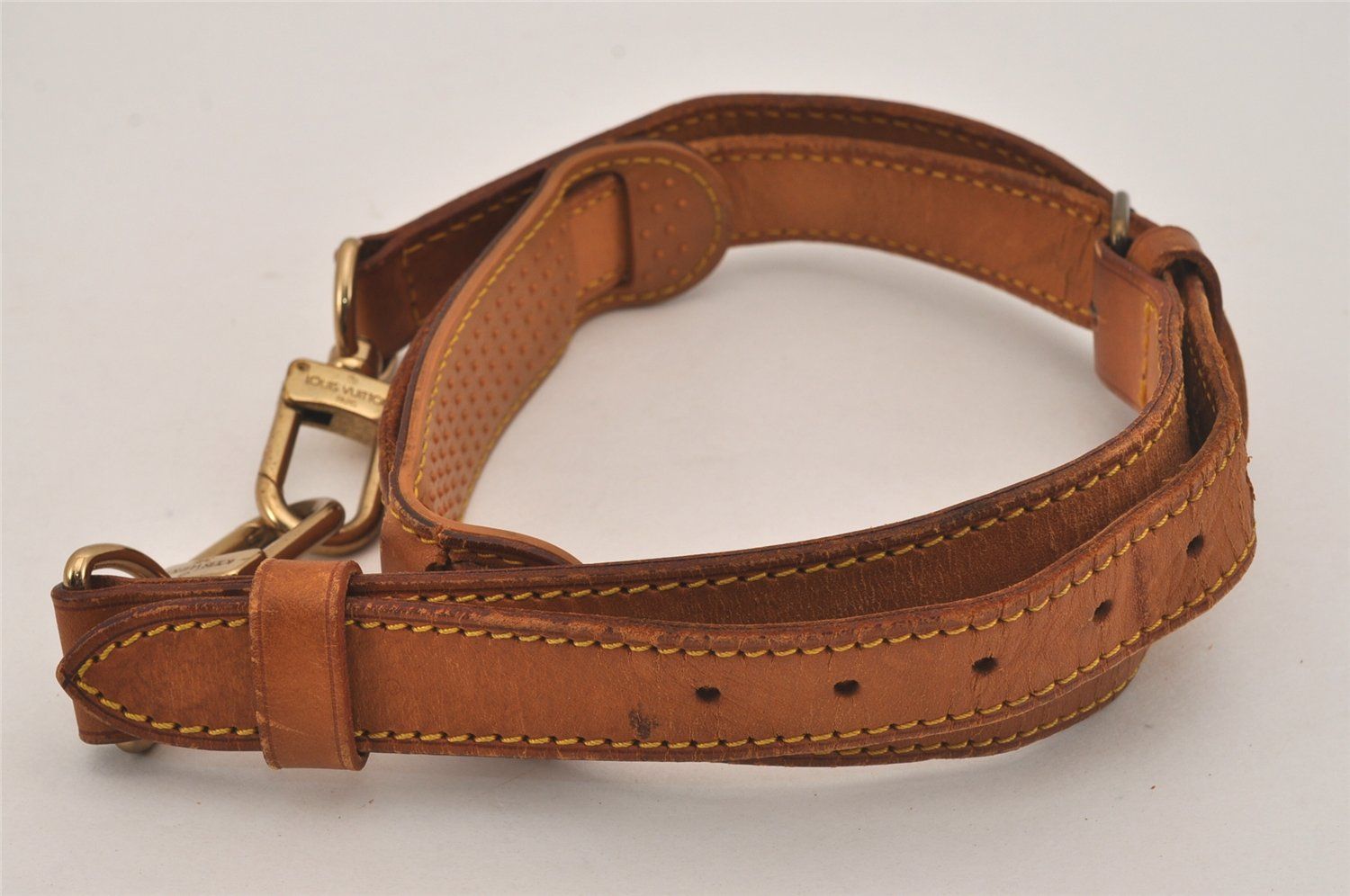 LOUIS VUITTON ルイヴィトン レザー ショルダーストラップ ベージュ