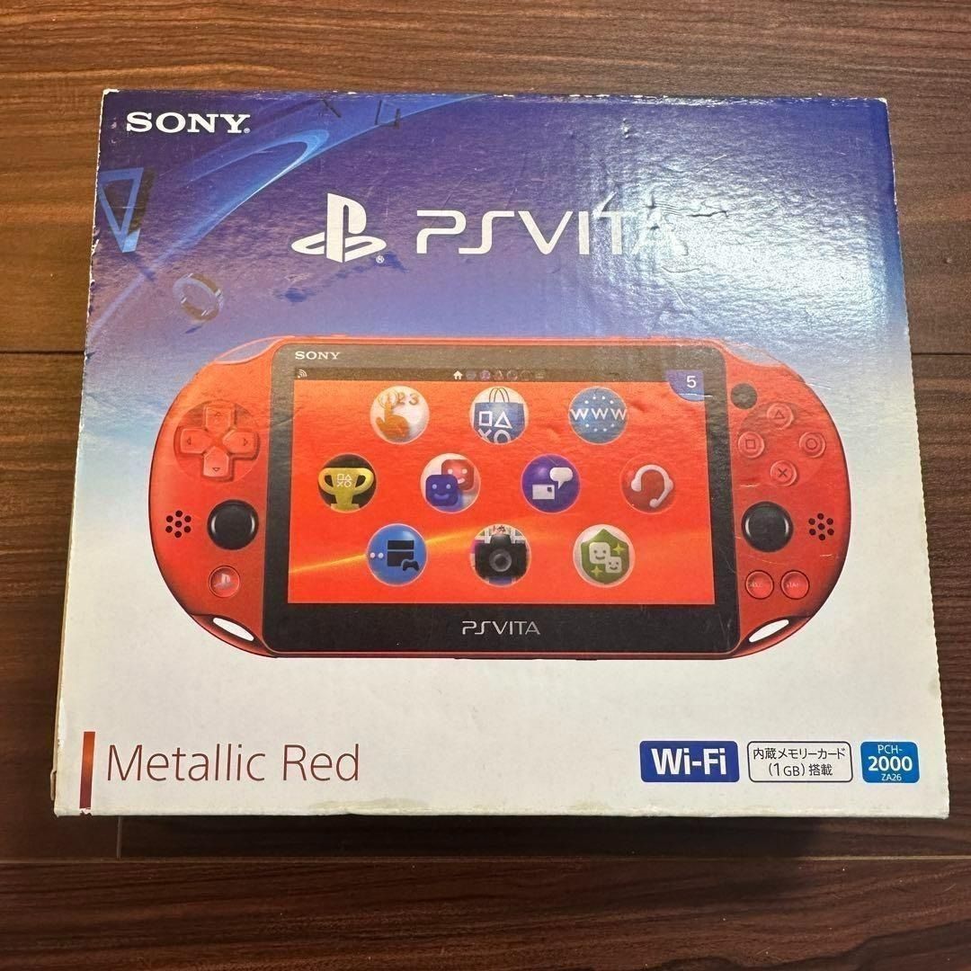 PSVIita 本体 2000 メタリック レッド Wi-Fiモデル 2116