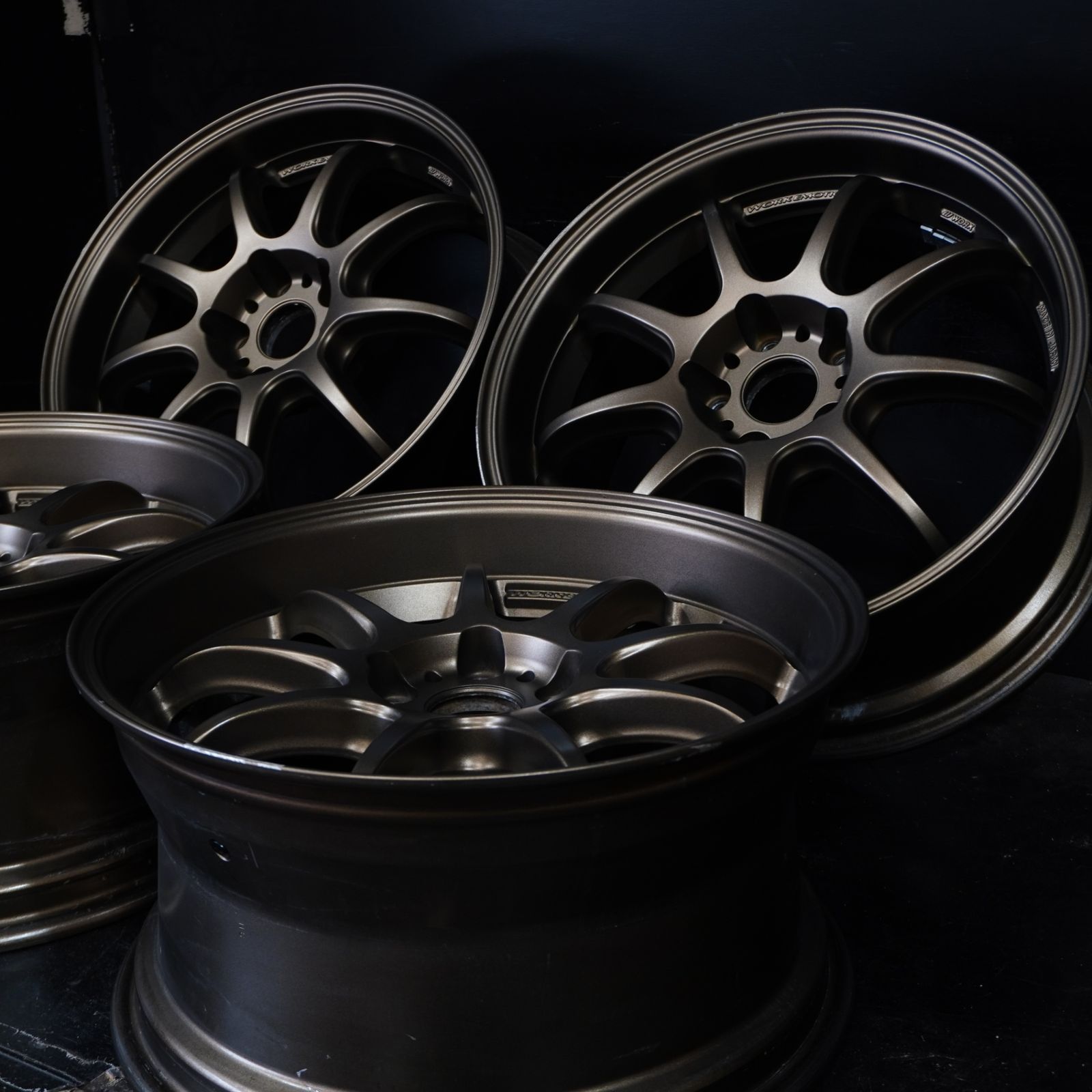 WORK EMOTION D9R 18×8.5J 38 9.5J 38 114.3 5H 4本 シルビア スカイライン チェイサー等 カスタム車両向け