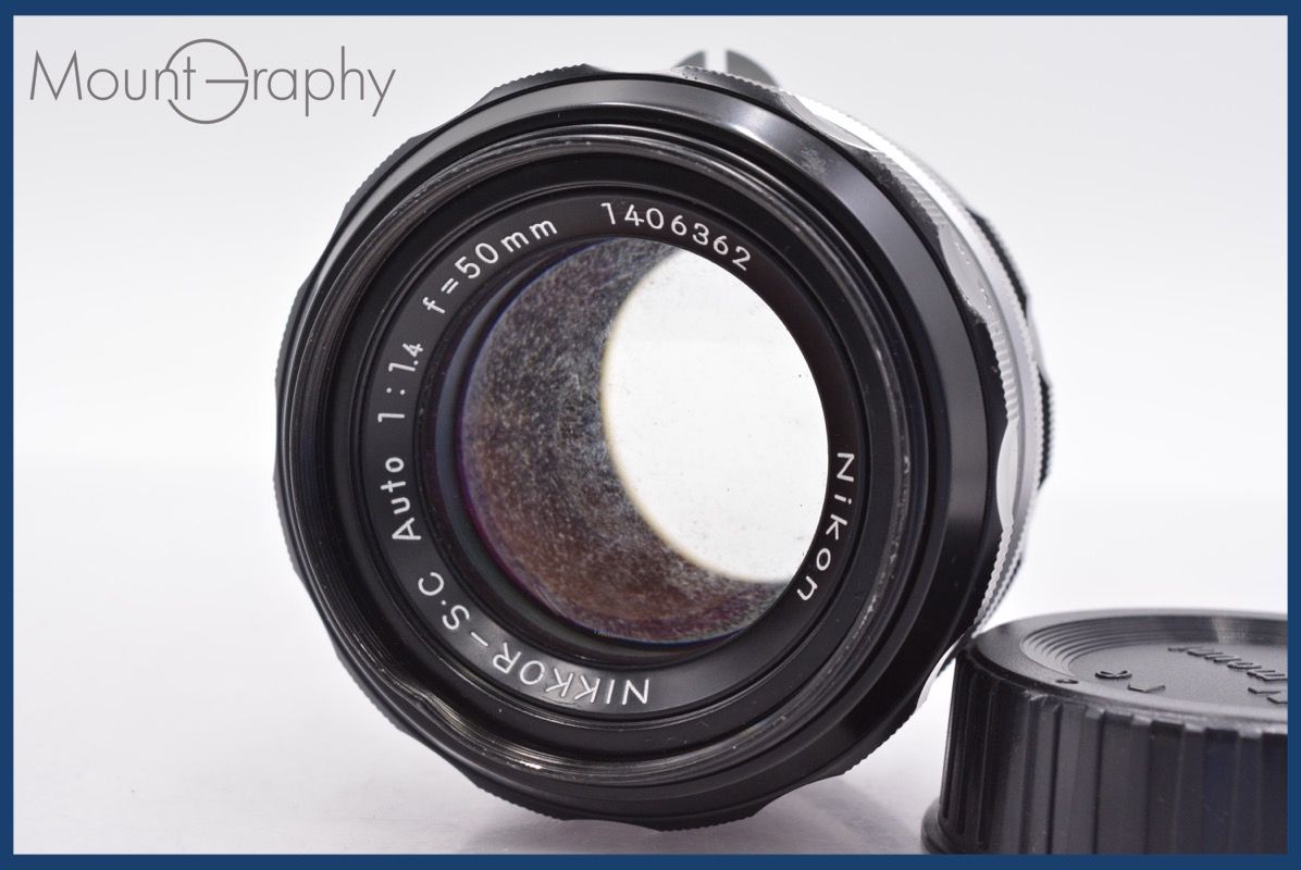 実用 ニコン Nikon NIKKOR-S C Auto 50mm F1.4 非Ai 後キャップ付 同梱可 mj5091