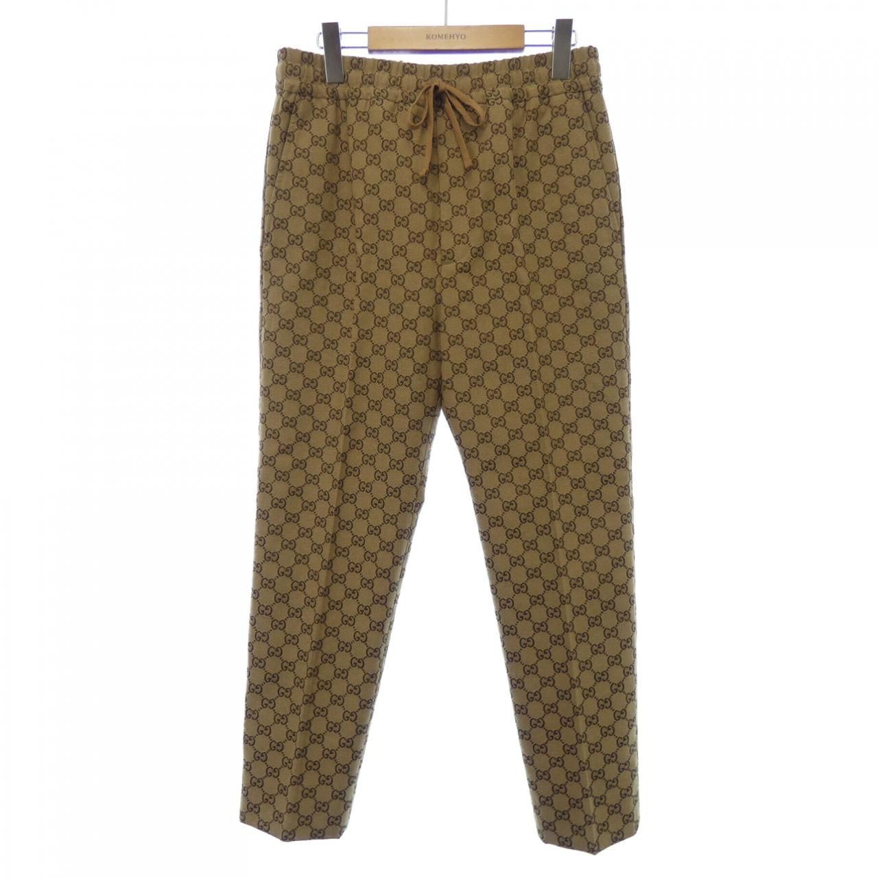 GUCCI GGキャンバスジョギングパンツ