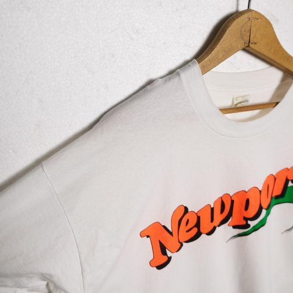 デッドストック 80's 90's ニューポート NEWPORT ロゴプリント T