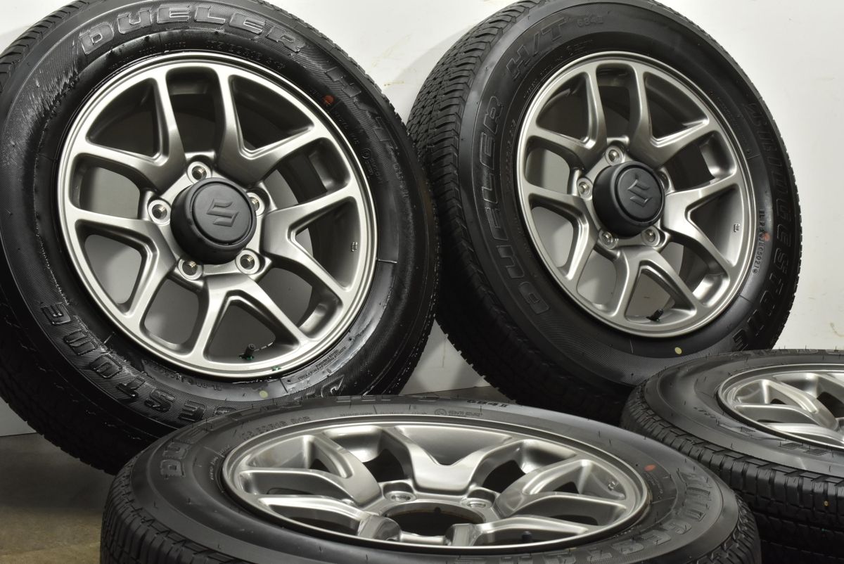 スズキ JB64 ジムニー 純正 16in 5.5J 22 PCD139.7 ブリヂストン デューラーH T 684II 175 80R16 AZオフロード 流用