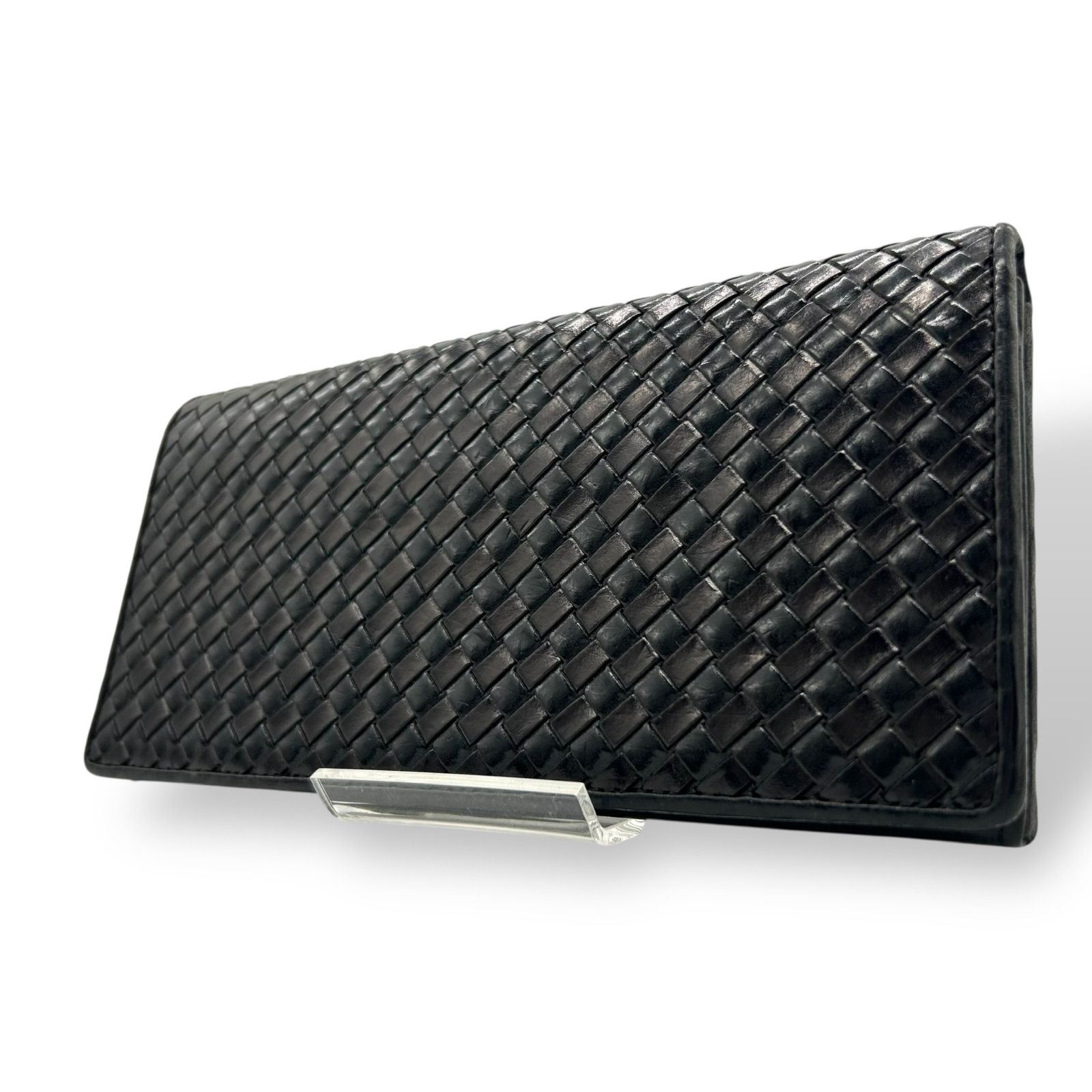 PaulSmith 長財布 二つ折り レザー イントレチャート 黒 1351 PaulSmith 長財布 二つ折り レザー イントレチャート 黒 1351