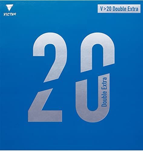 ラバー単品_2_ブラック ヴィクタス VICTAS 卓球 ラバー V>20 Double Extra ダブルエキストラ 裏ソフト ブラック 0020 2.0 200080