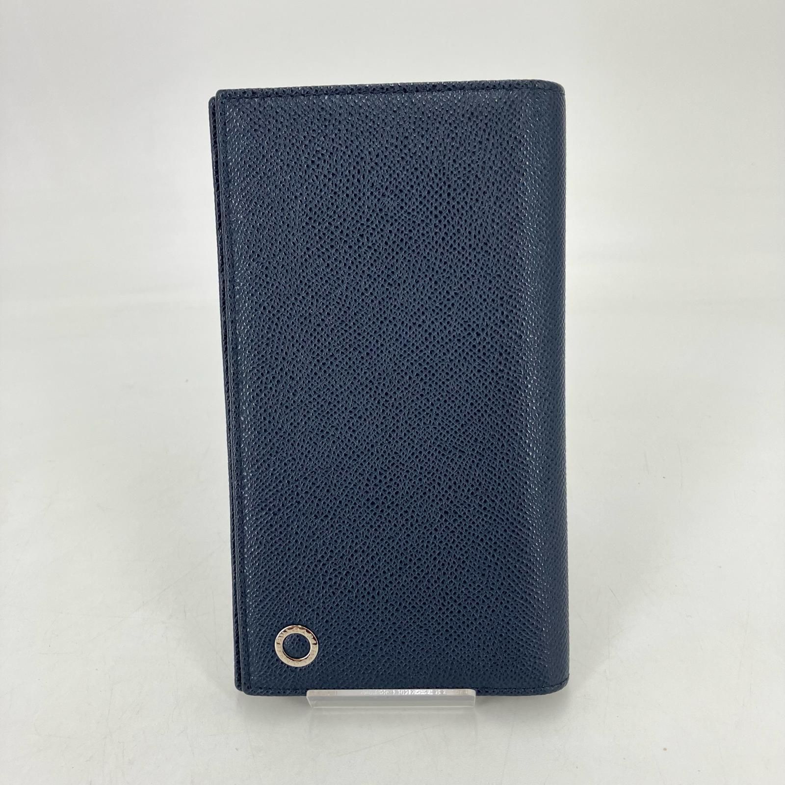 【イオン広店】 中古 BVLGARI | ブルガリ 長財布 23811 ブルー 【125】