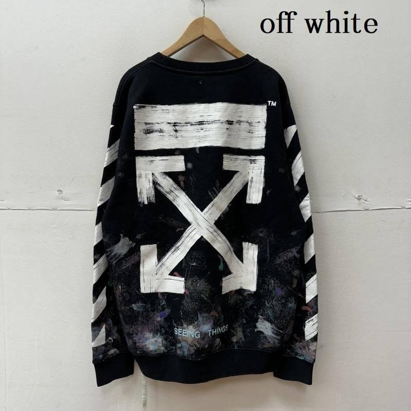 off white オフホワイト トレーナー 長袖 17AW Diag Galaxy Brushed 