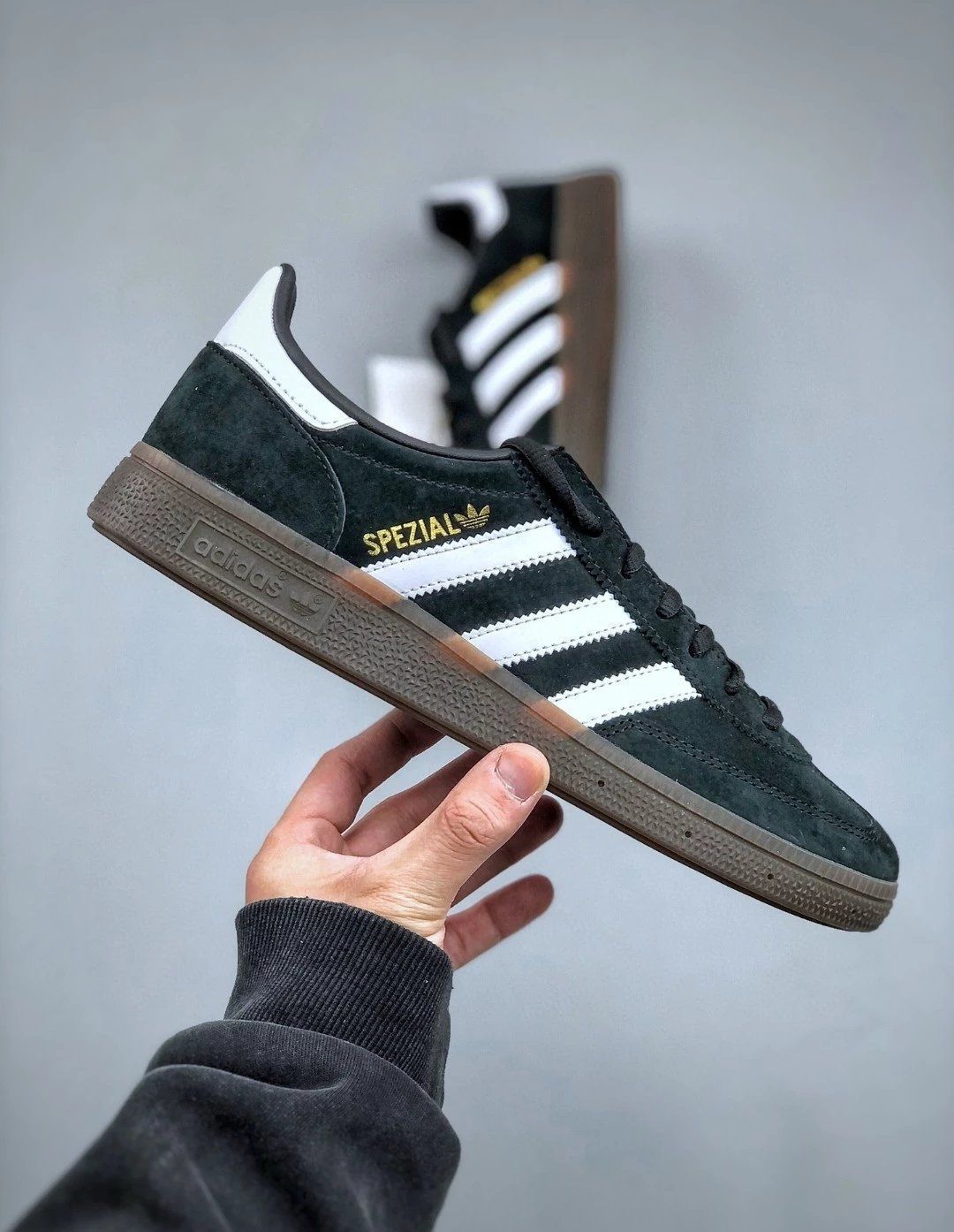 Adidas originals Handball SPEZIAL OG ブラック スニーカー 男女兼用 22cm-28cm