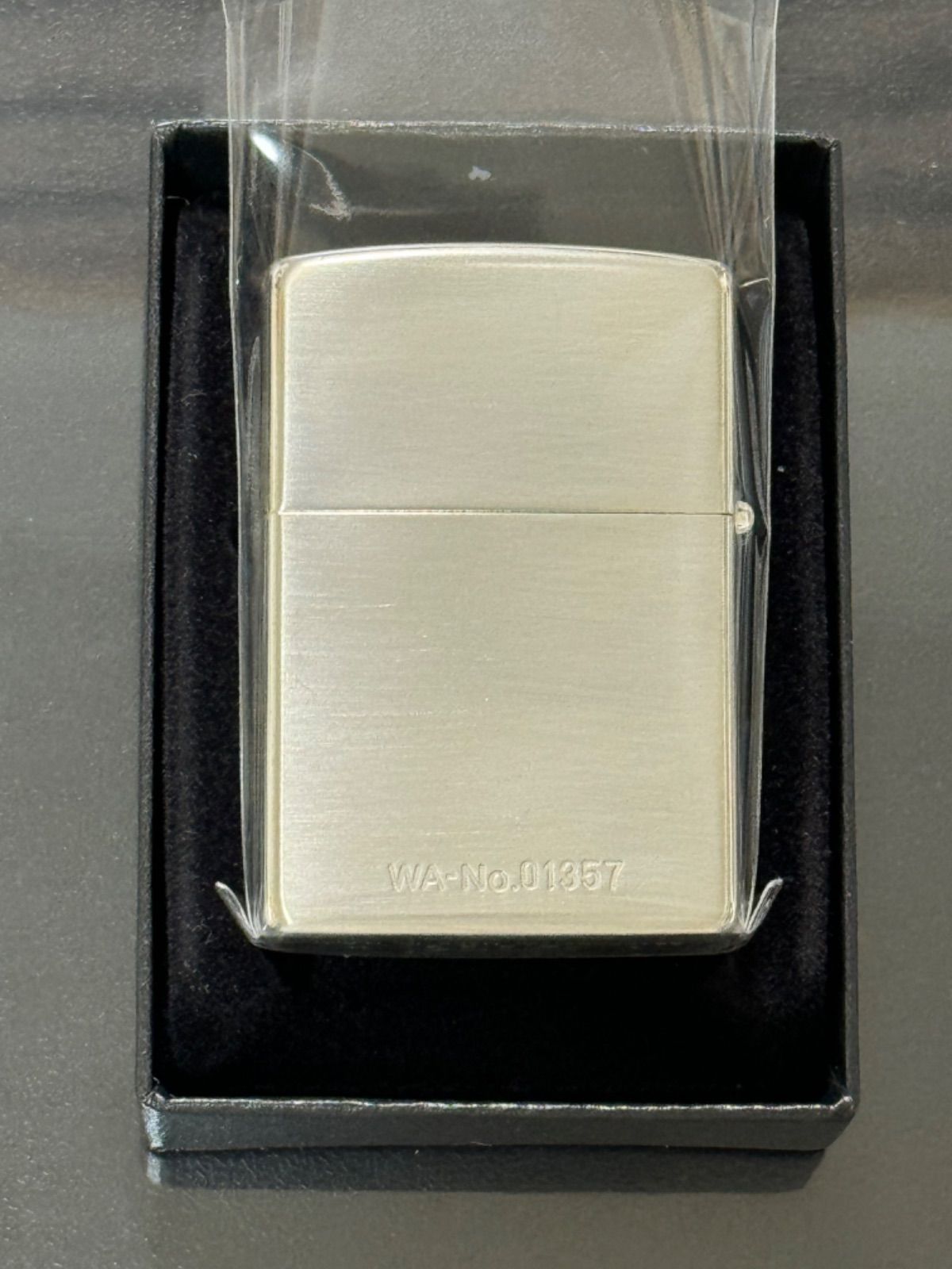 zippo わかば JT NIPPON 限定品 両面刻印 2011年製 日本 たばこ産業 デッドストック シリアルナンバー WA-NO.01357  シルバーインナー 同年代 2011年製 ケース 保証書 - メルカリ