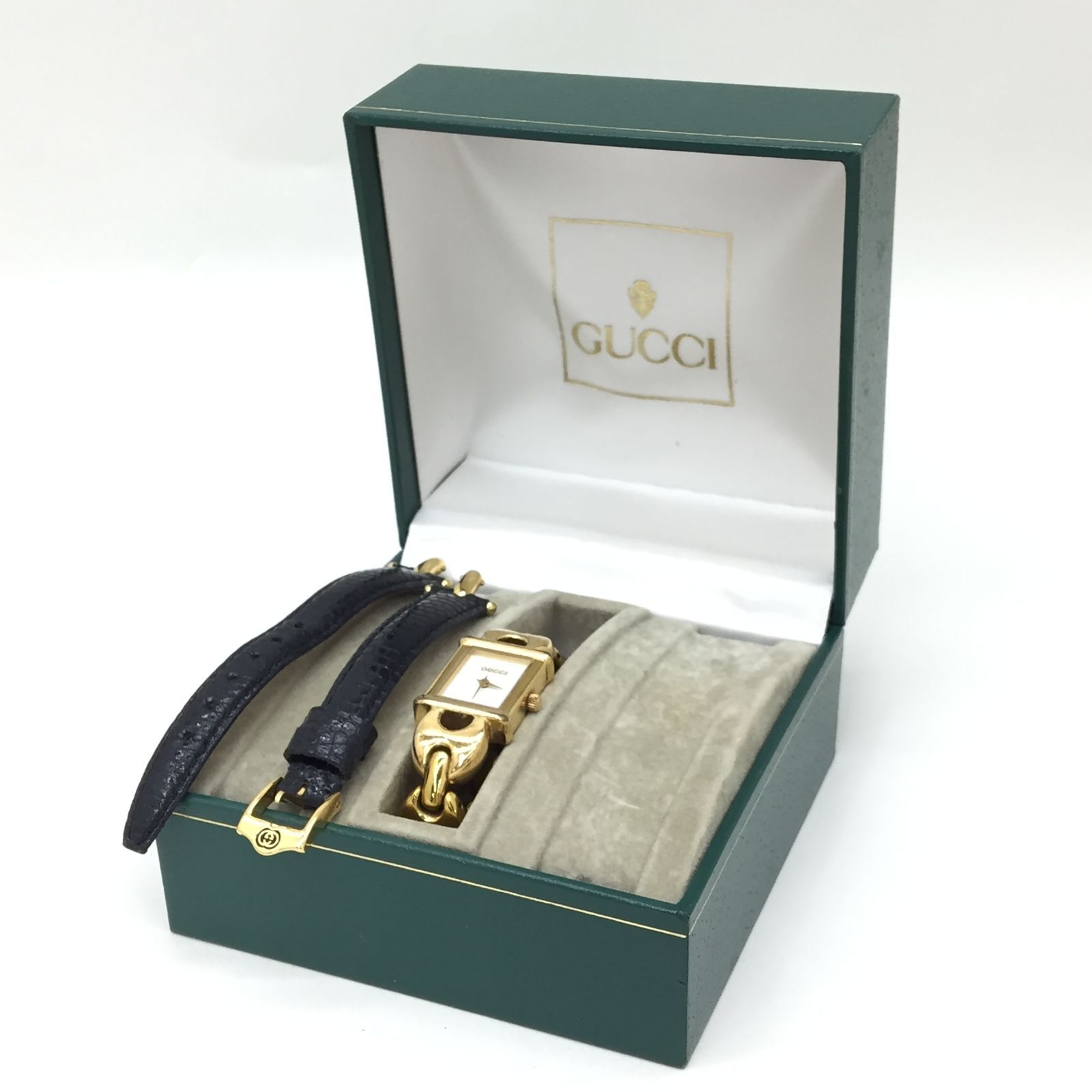 GUCCI 1800L 腕時計 ゴールド クォーツ 稼働品 箱 MU07044 - メルカリ