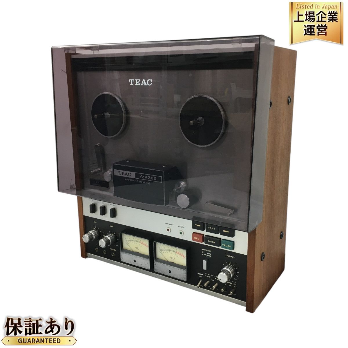 TEAC ティアック オープンリールデッキ A-4300 通電のみ確認 ジャンク 