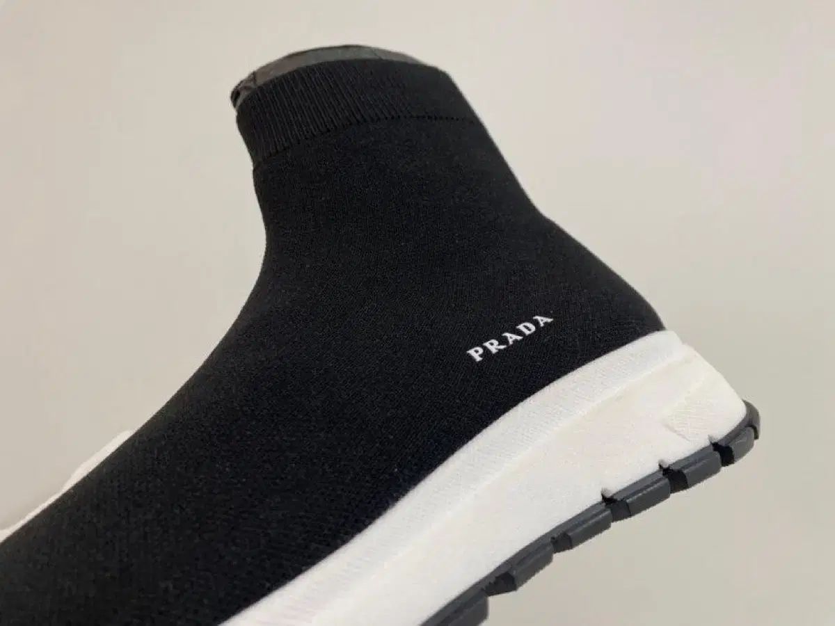 PRADA■【国内発】ラバーソール ロゴ ソックス スニーカー1T715L PRADA 美品 プラダ ロゴ ソックススニーカー 1T715L 37.5 24cm