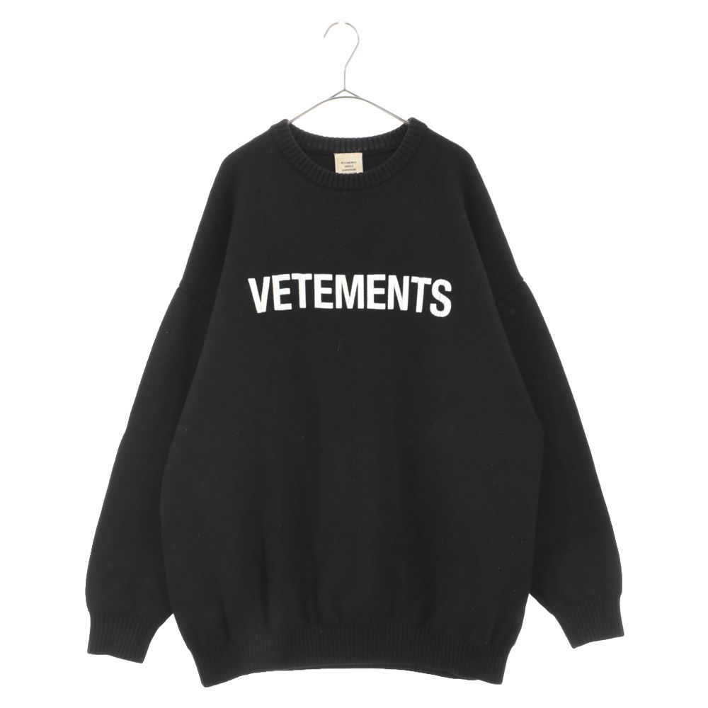 VETEMENTS 21aw フロントロゴ ニット tic-guinee.net