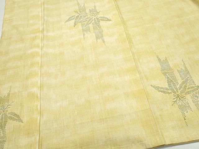 平和屋着物○結城紬 100亀甲 笹竹文 正絹 逸品 CAAR8303vf - メルカリ 