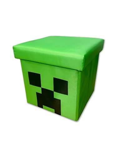 MINECRAFT マインクラフト 座れる 収納ボックス 収納スツール クリーパー