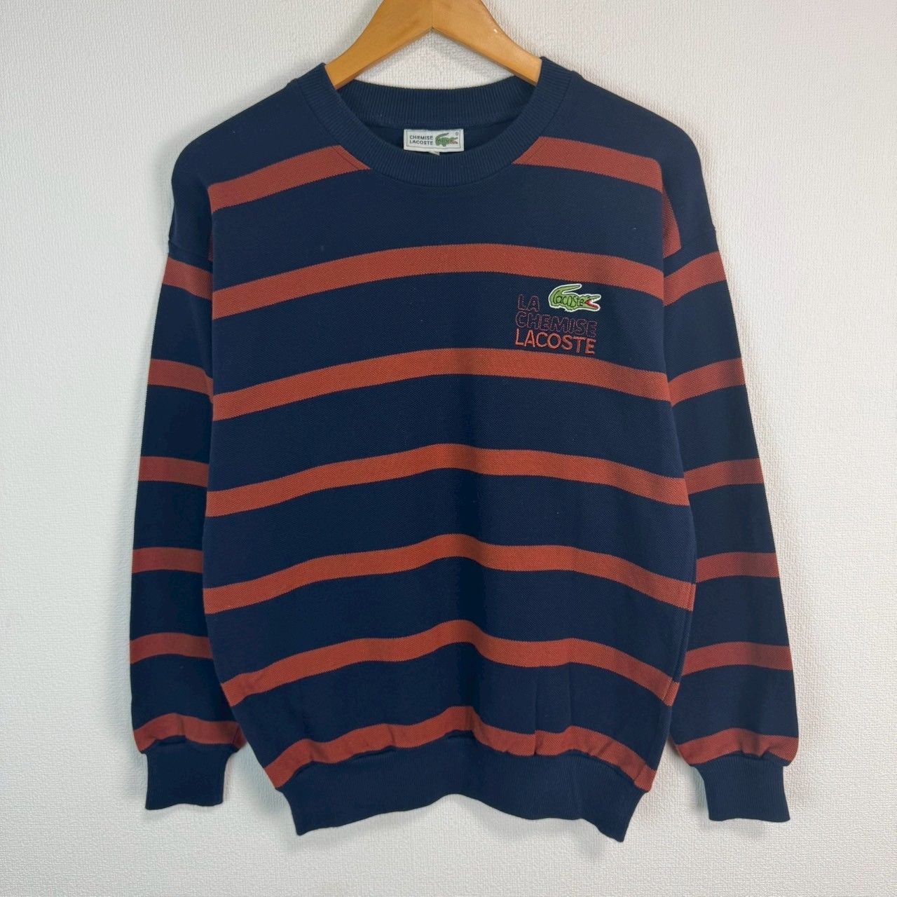 CHEMISE LACOSTE ラコステ スウェット トレーナー 長袖 ボーダー