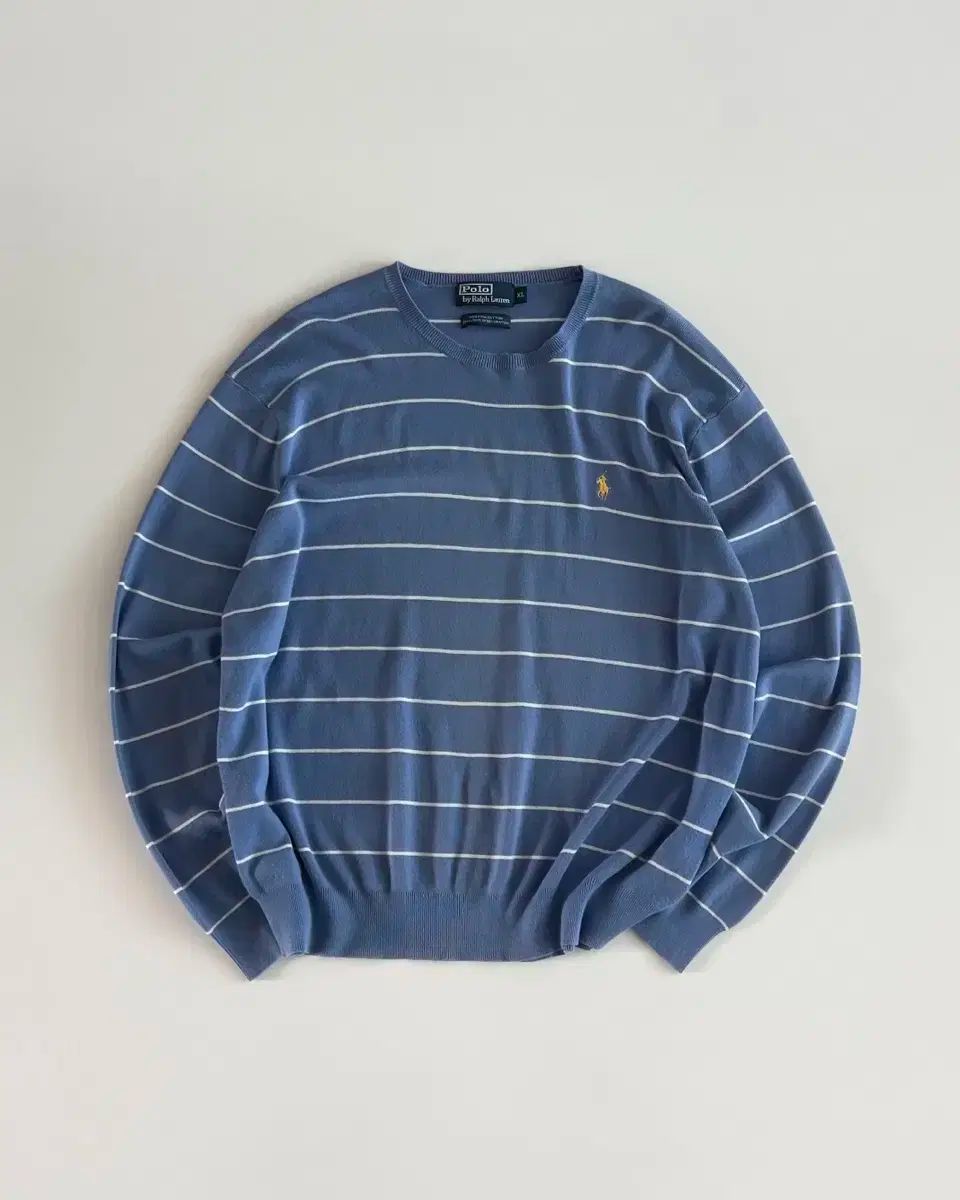 ポロ Ralph Lauren ラルフローレン ボーダー柄 ニット セーター XL
