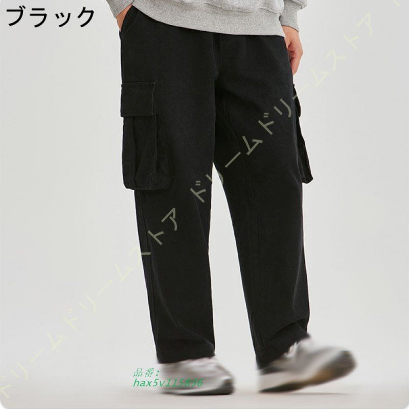 カーゴパンツ メンズ ロングパンツ 秋 カジュアル 無地 ゆったり カジュアル ズボン 作業着 ロングパンツ おしゃれ 秋 ミリタ大きいサイズ おしゃれ hax5v115836