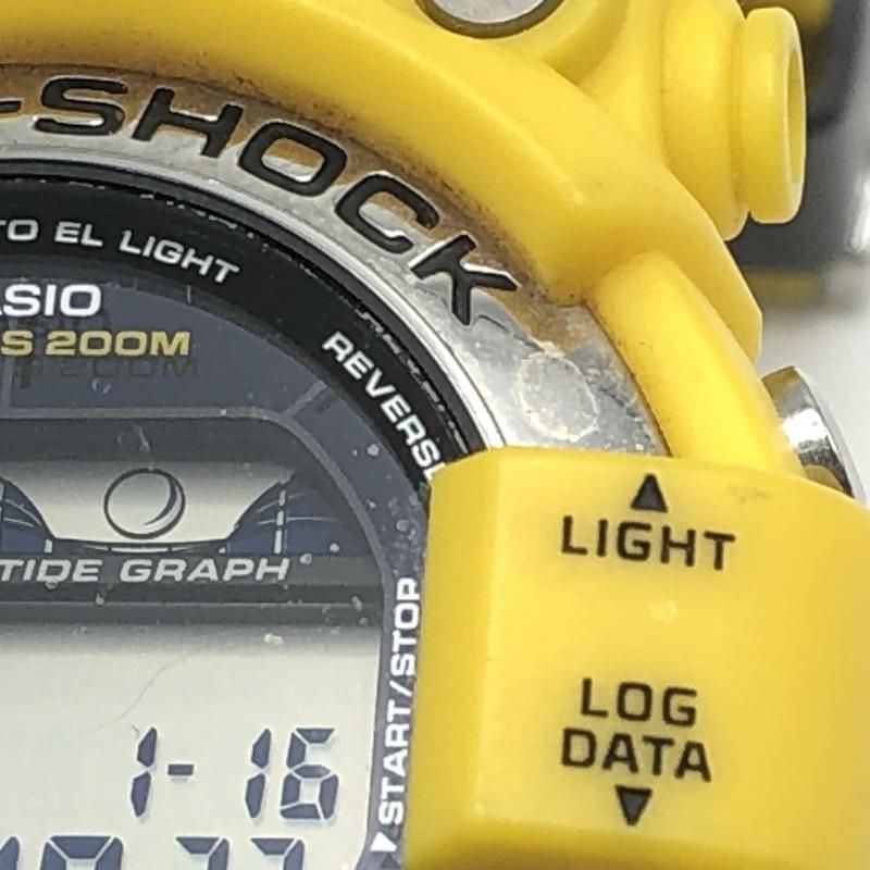 中古】CASIO G-SHOCK FROGMAN GF-8250 腕時計 イエロー カシオ ジー  