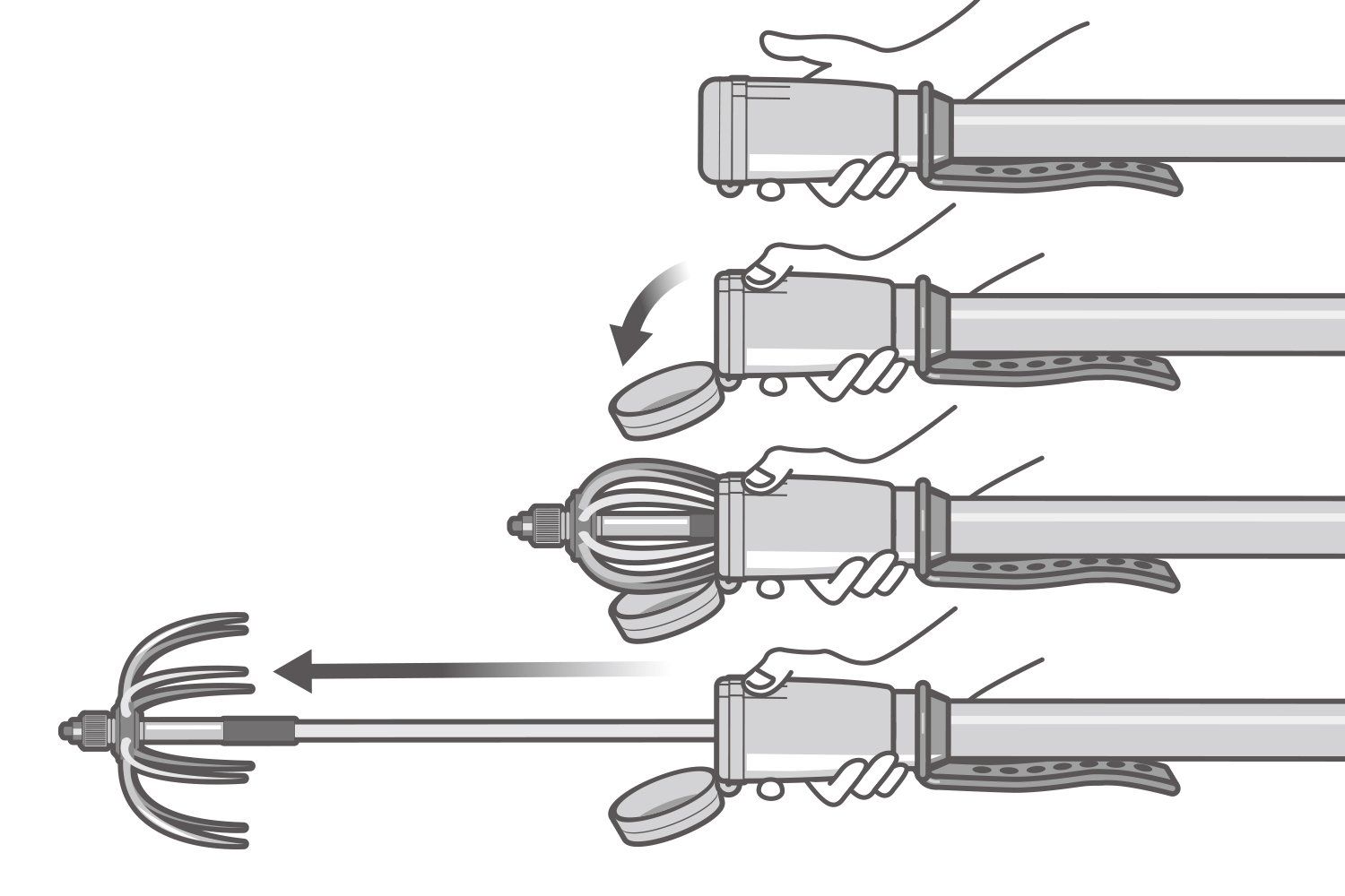 人気商品 青物 イカ ガンメタ エギング オートキングギャフ550X ギャフ 釣り 第一精工