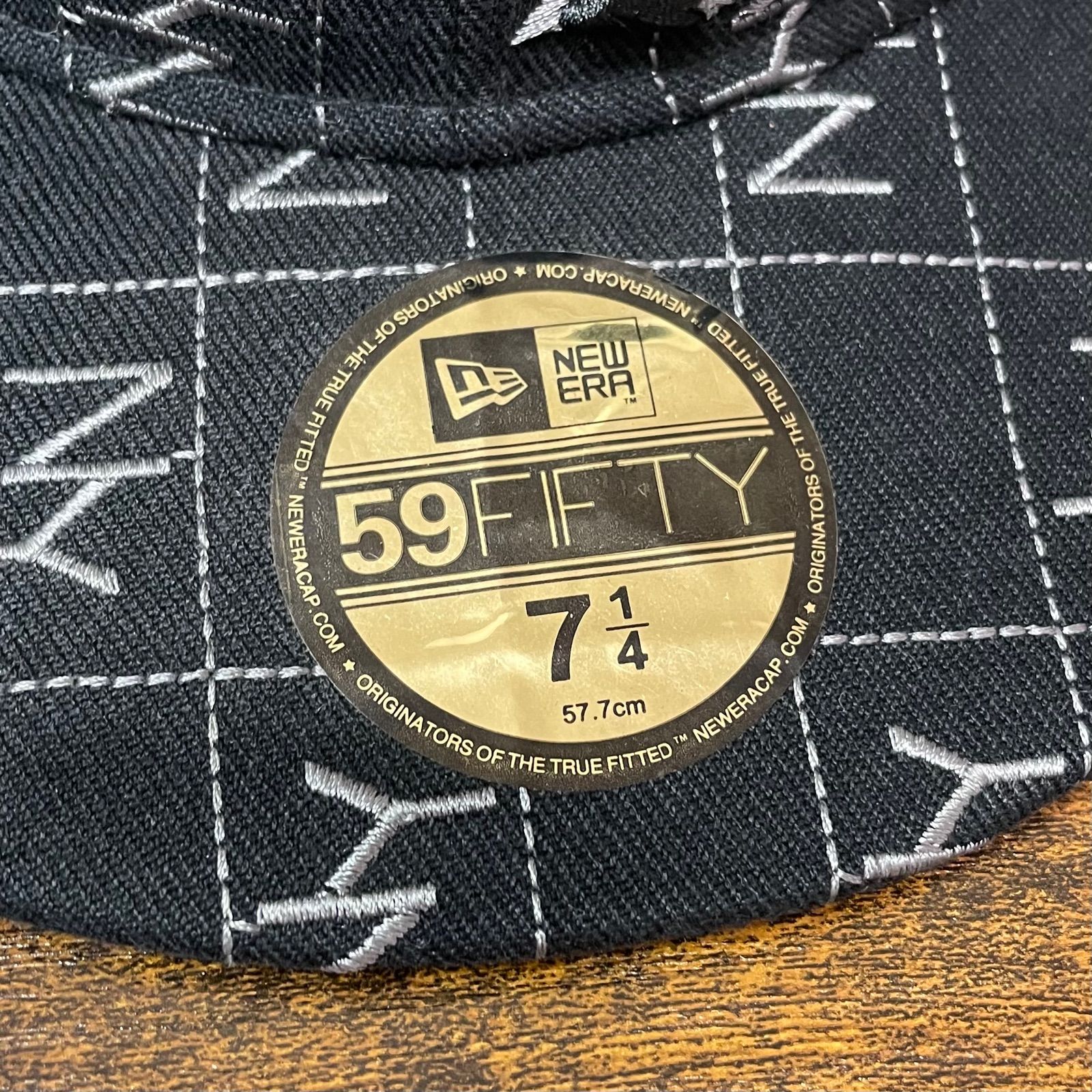 A-24 ニューエラ 59FIFTY NY モノグラム ヴィンテージ 3370-