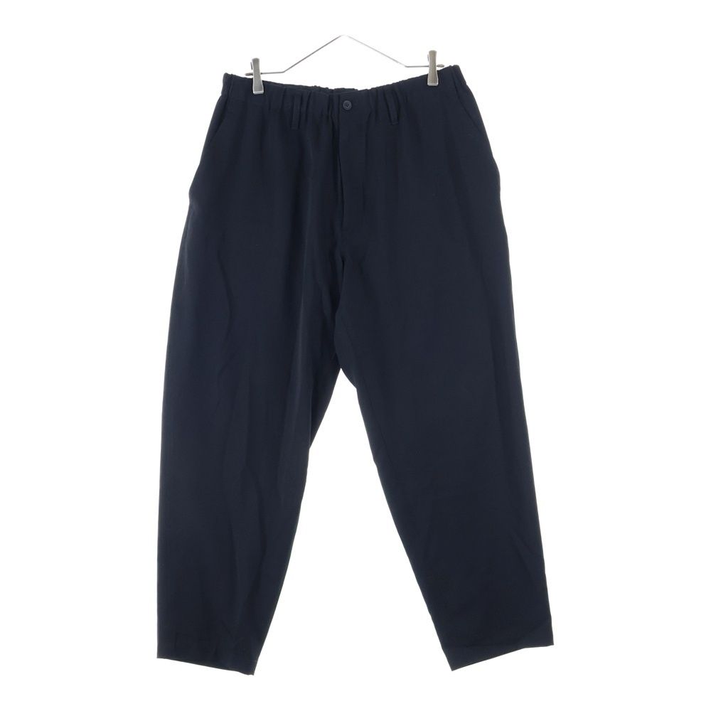 Yohji Yamamoto POUR HOMME ヨウジヤマモト プールオム WOOL GABARDINE DOUBLE STITCH PANTS HM-P06-100 ウールギャバジン ロング パンツ ブラック