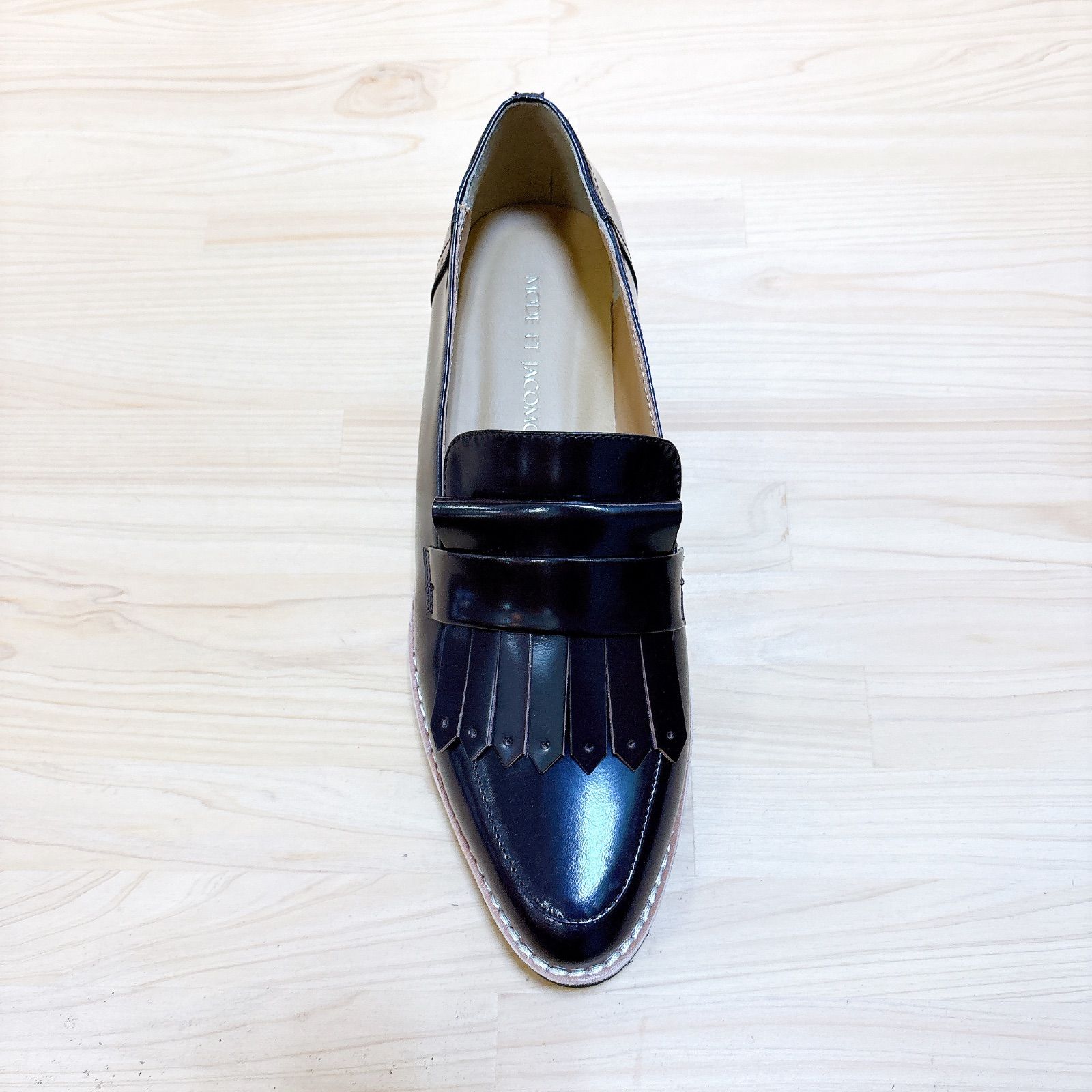 ダークブラウンフリンジローファー WEEJUNS フリンジローファー 24cm