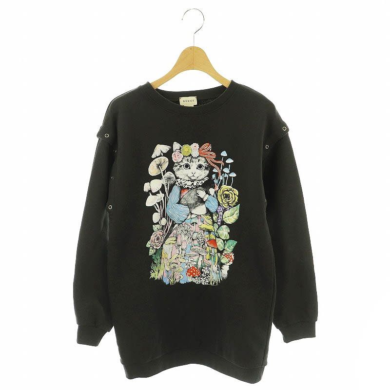 グッチ GUCCI × ヒグチユウコ キャットプリント 2WAY キッズスウェット 