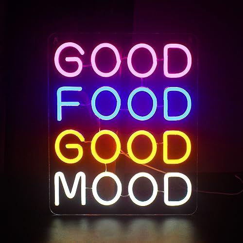 wanxing Good Food Good Mood ネオンサイン Led ネオンライト