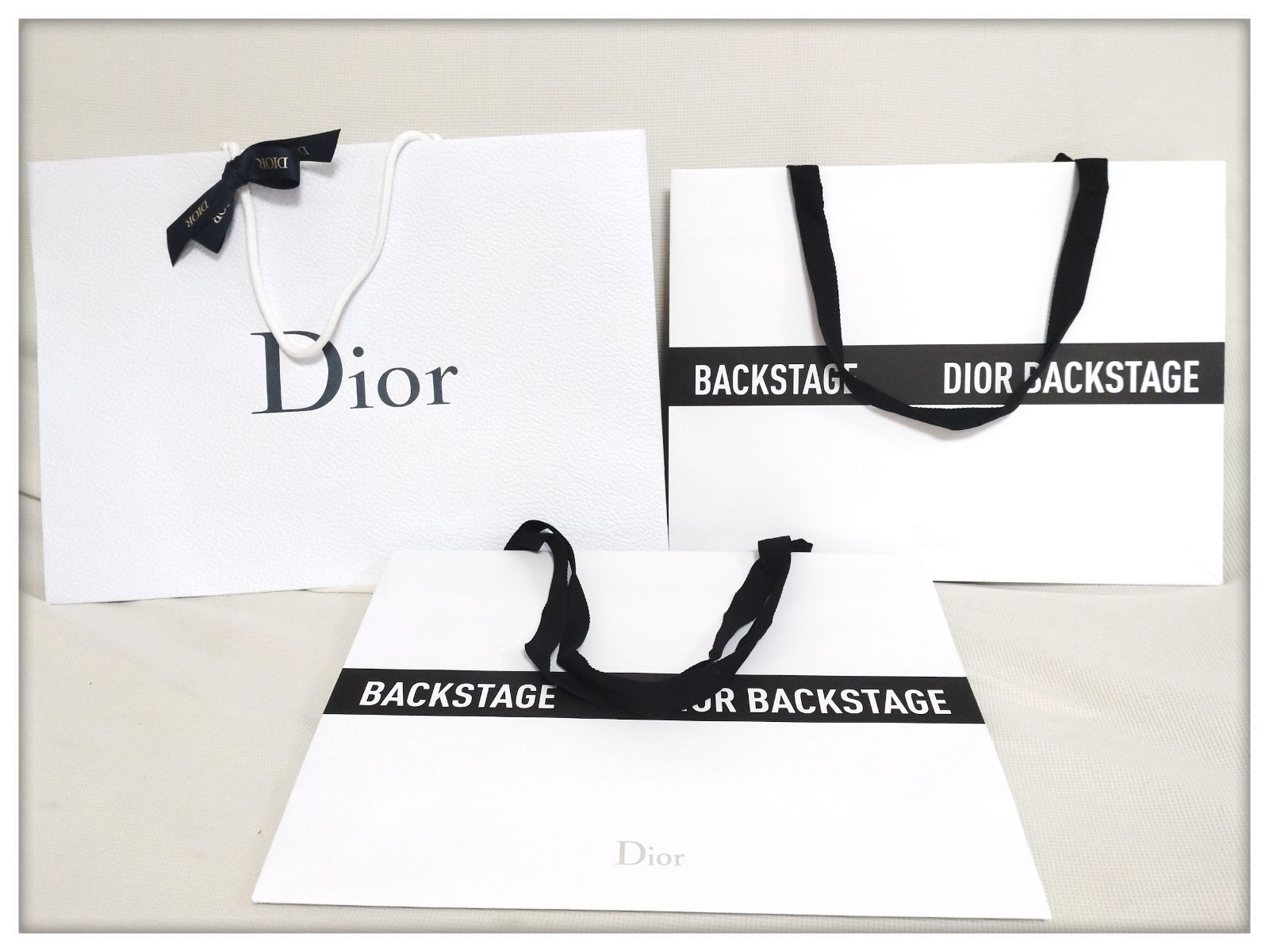 Dior ディオール ショッパー 紙袋 大サイズ - メルカリ